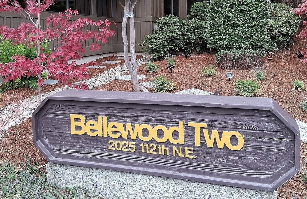 Bellewood Two sign at 2025 112th Ave NE, Bellevue WA