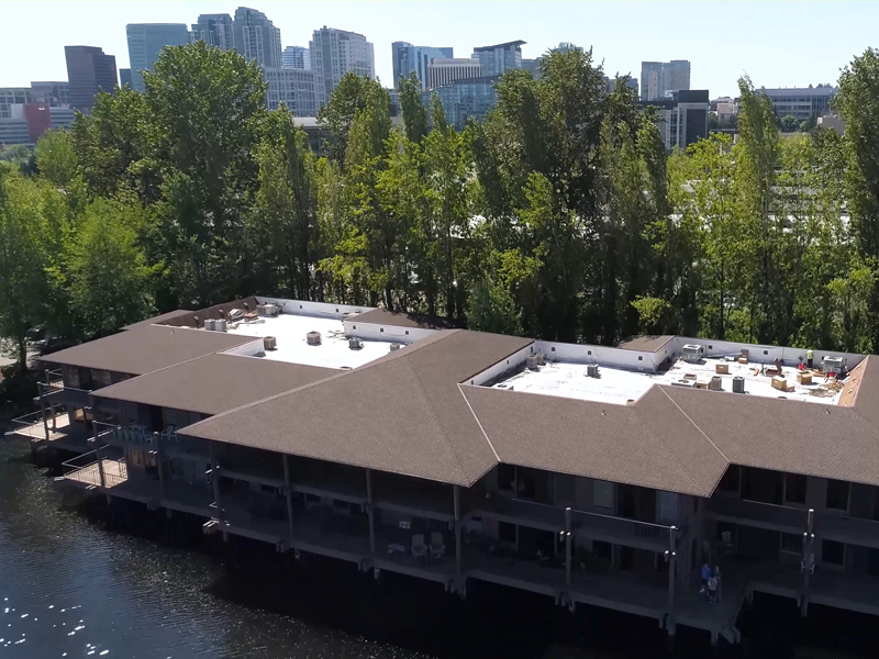 Lake Bellevue Bellevue Washington — view from All Star Massage and Spa